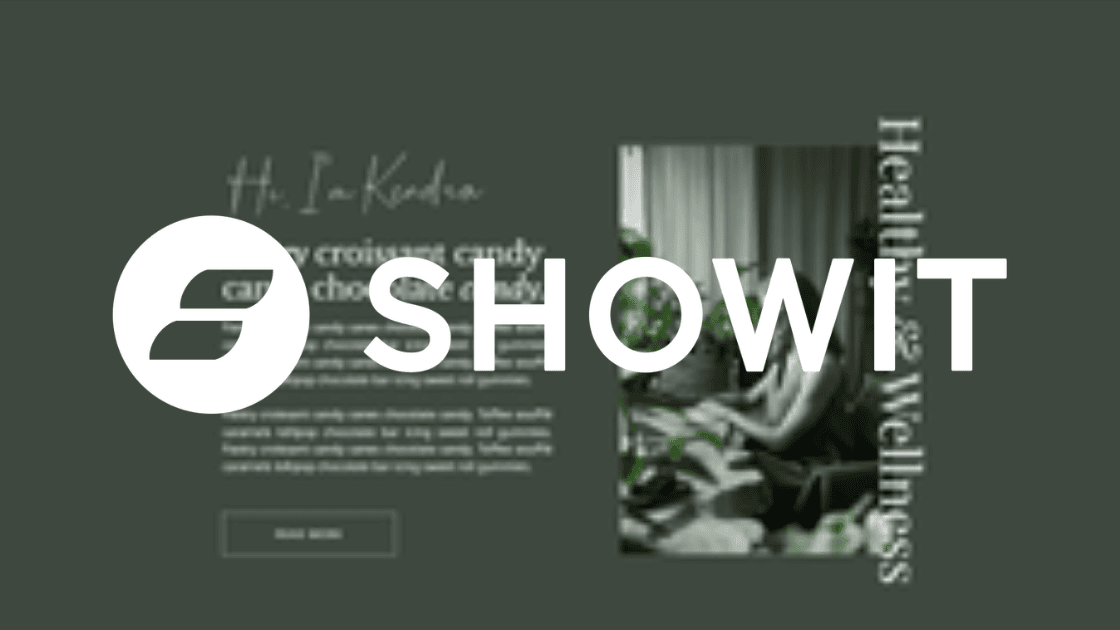 Showit website platform